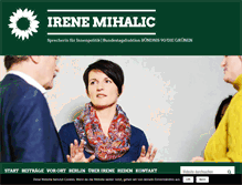 Tablet Screenshot of irene-mihalic.de